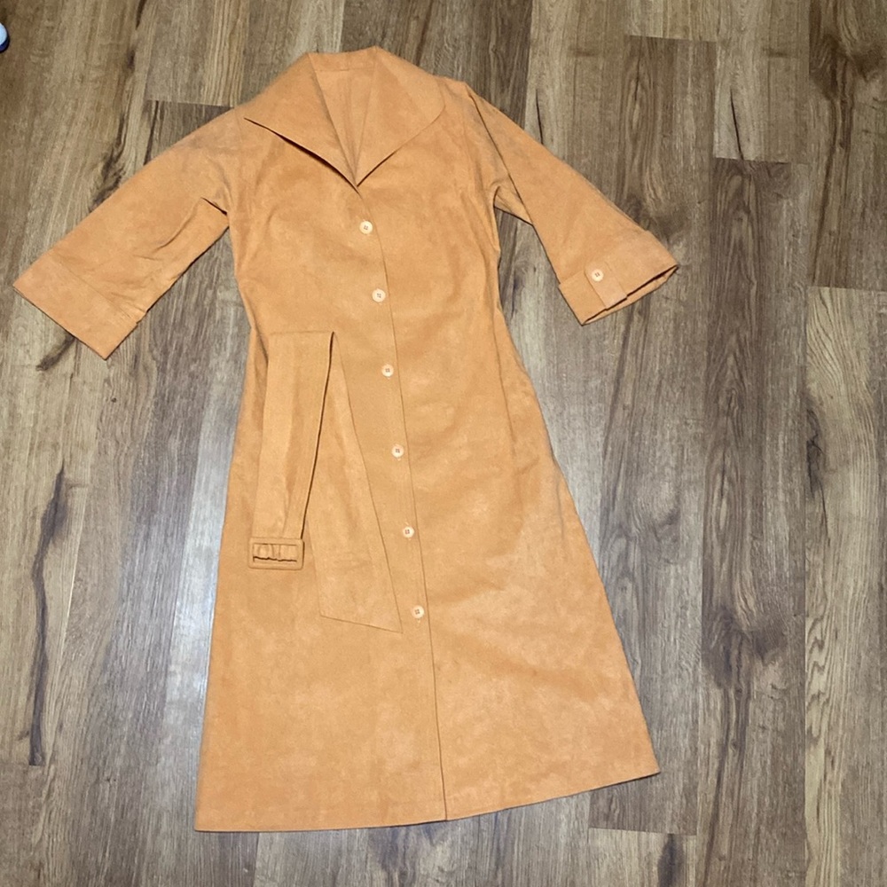 Suede dress